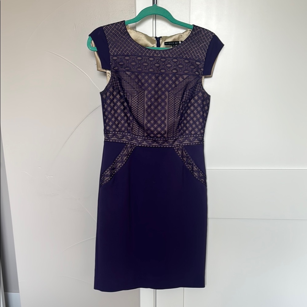 ANTONIO MELANI Purple Mini Dress